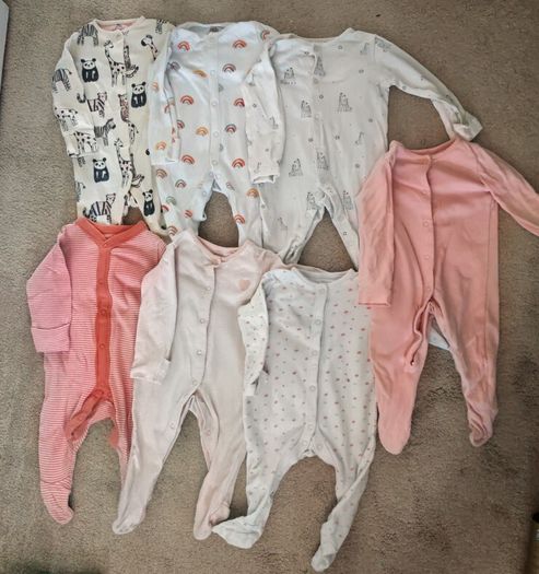 3-6 months baby girl bundle 55 items