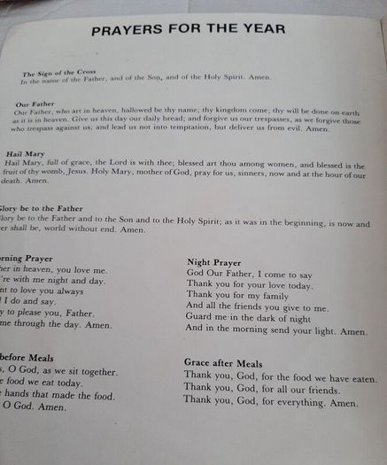 vintage Gaeilge school book also available in English