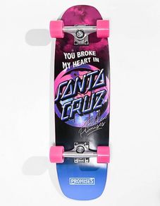 Santa Cruz x Broken Promises skateboard