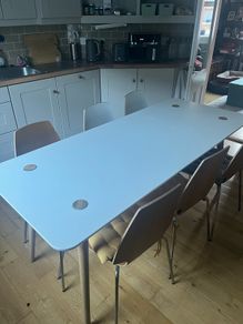 dining table & chairs 6 seater