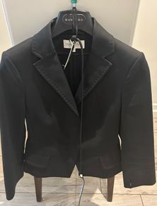 Patrizia Pepe Black Short Jacket - Size IT 40 (UK 8 / EU 36)