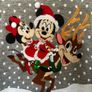 Disney Store Christmas Jumper - Mickey & Minnie Mouse Reindeer Knit Image 2