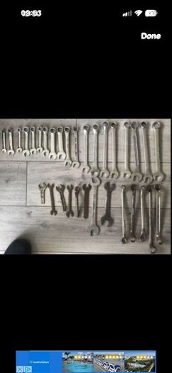 Over 300 mechanics tools and old school toolbox from the 1970s to 2000s