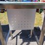 Tall Stainless Steel Table Workbench On Castor Wheels Image 3