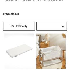 Dark gray bed side cot.