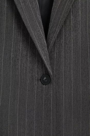 Dark Grey Pinstripe Blazer. New