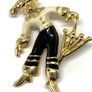 Vintage costume clown brooch Image 2