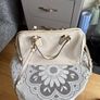Authentic COACH Rowan Satchel - Cream/Chalk Leather Image 2