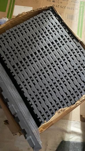 Floor plastic-rubber interlock tiles 40cm x 40cm (20)