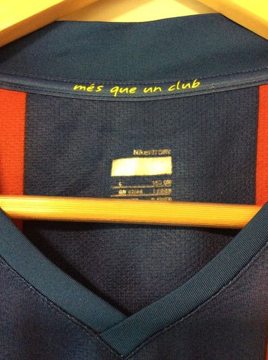 FC Barcelona Jersey. Official Nike Mens Home Jersey Season 2007-2008. Original From The Time. Not A Modern Day Remake.