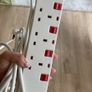 6 plug power strip with individual switches Image 2