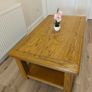 Heavy Solid Oak Coffee Table Image 3