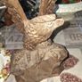 Beautiful Large Old Hand-Carved Wooden Eagle Statue with Outstretched Wings Postage Available Image 7