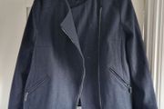 Autograph womens navy wool biker jacket bnwt