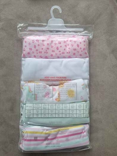 Dunnes short sleeved baby vests