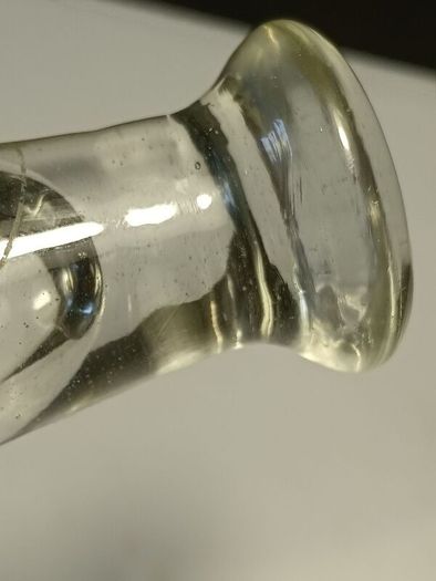 Rare Georgian etched toasting glass