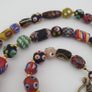 Antique Venetian Style MultiColor Mix Glass Beads Necklace Image 8