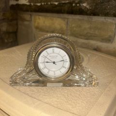 Vintage Waterford Crystal Wharton mantle clock.