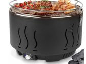 BRAND NEW Stainless Steel Charcoal Grill BBQ grill Portable Outdoor Barbecue Tool Round Carbon Barbecue Stove For Household