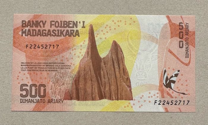 Madagaskar 500 Ariary Banknote