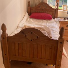 single bed pine