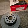 VW Mk7 Golf 300 mm x12mm rear Brembo Brake Discs Image 2