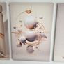 3 framed printed canvas 45x65cm Image 6
