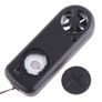 New LCD Digital Wind Speed Gauge Meter Anemometer & Thermometer + Battery #301 Image 4