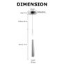 Brand New Modern Pendant Light, 7W LED ceiling light. Image 2