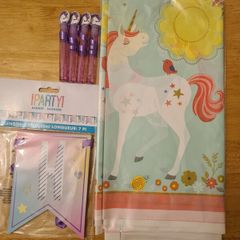 Unicorn birthday party decorations