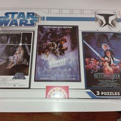 Rare 3 x 1000 Educa Star Wars Classic Trilogy 2008 Puzzle sealed