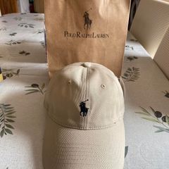 Polo Ralph Lauren Men's Cream and Tan Hat