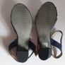PieSanto Ladies Blue Sandals Leather & Suede New With Box Size UK2 EU35 CAN POST Image 3