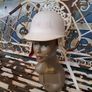Vintage Motorcycle Helmet Image 2