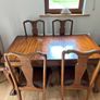 Solid kitchen table and chairs Image 7