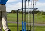 Golf Club Organiser Rack Heavy-Duty 9-Golf Club Stand