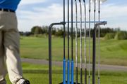Golf Club Organiser Rack Heavy-Duty 9-Golf Club Stand
