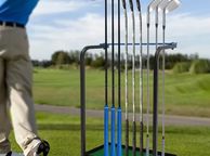 main image for ad Golf Club Organiser Rack Heavy-Duty 9-Golf Club Stand
