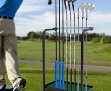 Golf Club Organiser Rack Heavy-Duty 9-Golf Club Stand