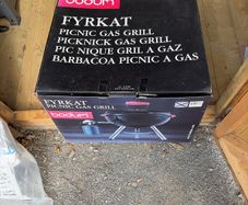 NEW Bodum Fyrkat Picnic Gas Grill