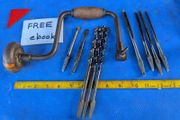 Antique Carpenter's Brace &amp; Bits