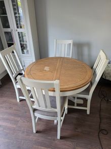 Matching Georgia Dining Table, 4 Chairs & Coffee Table