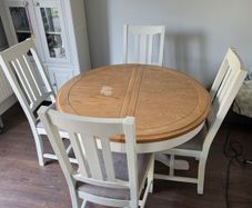Matching Georgia Dining Table, 4 Chairs & Coffee Table
