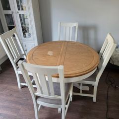 Matching Georgia Dining Table, 4 Chairs & Coffee Table