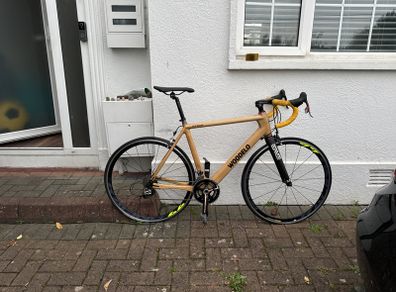 Woodelo Ash frame road bike - collectors item