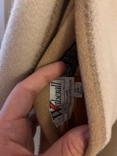 Unique vintage coat - reversible 2 in 1