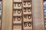 Montessori set of teen and tens boards in box