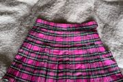 ALIEXPRESS plaid pleated skirt
