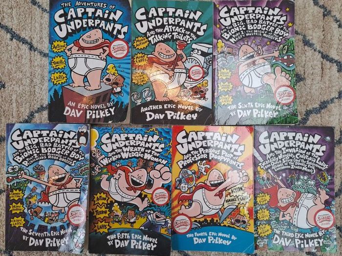 Captain Underpants, 7 Books