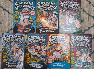 Captain Underpants, 7 Books